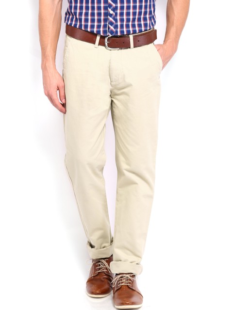 

Arrow Sport Men Beige Chrysler Fit Trousers