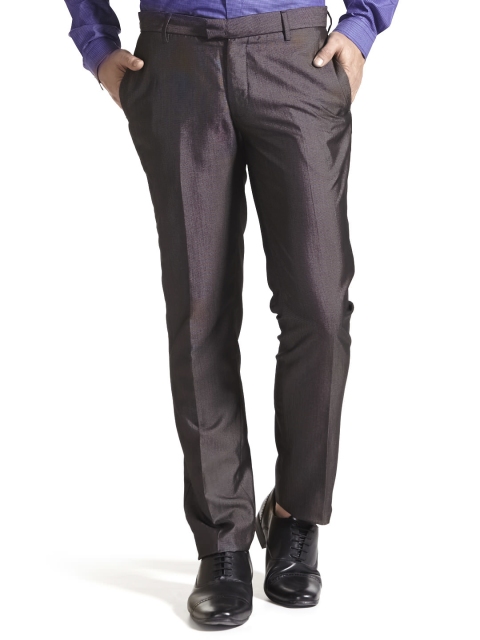 

Sisley Men Grey Slim Fit Formal Trousers