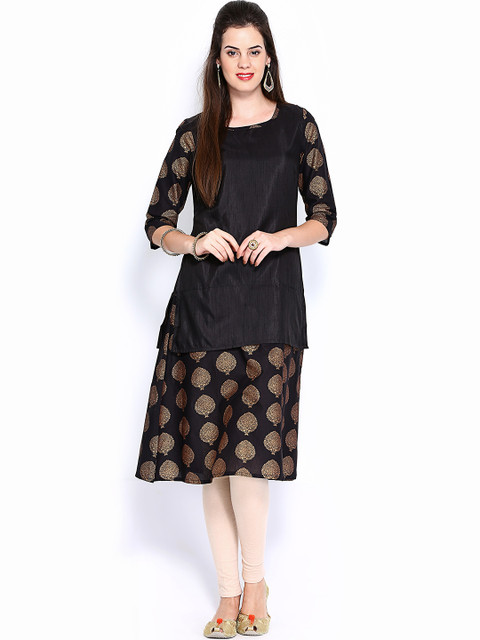 

Aurelia Women Black Kurta