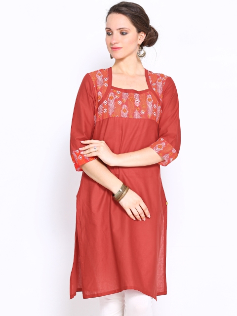 

Aurelia Women Red Kurta
