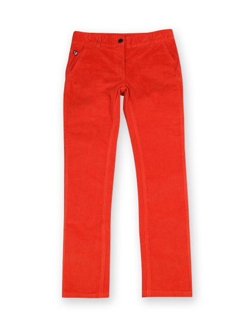 

U.S. Polo Assn. Kids Girls Orange Corduroy Trousers