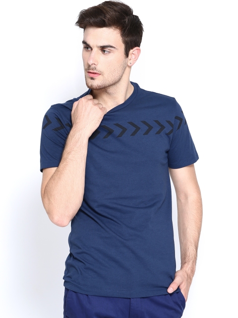 

Levis Men Navy Printed T-shirt, Navy blue