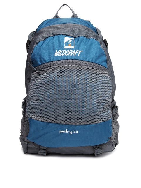 

Wildcraft Unisex Teal Blue & Grey Backpack