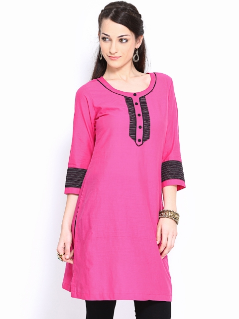 

Rangriti Women Pink Kurta