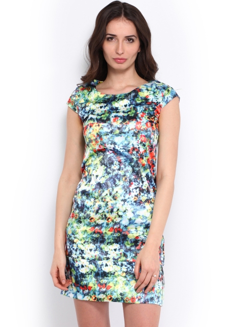 

Tokyo Talkies Multicoloured Floral Printed Sheath Dress, Multi