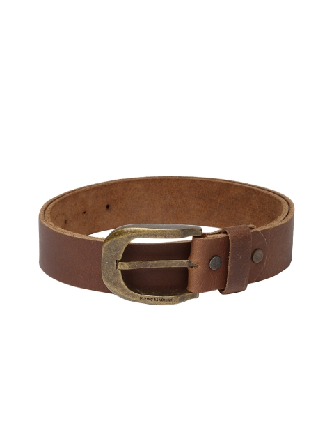

Flying Machine Men Brown Leather Belt