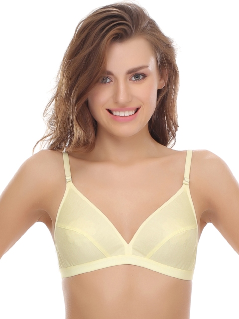 

Clovia Yellow Full-Coverage Bra BRM157Q4340B