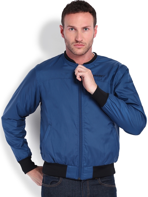 

Wildcraft Men Blue Bomber Jacket