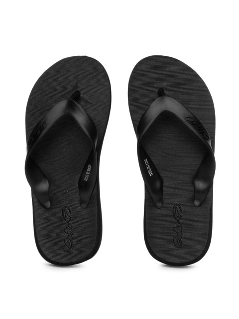 

Boltio Men Black Flip-Flops