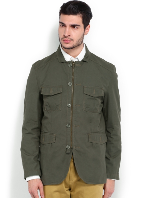 

Theme Men Olive Green Jacket