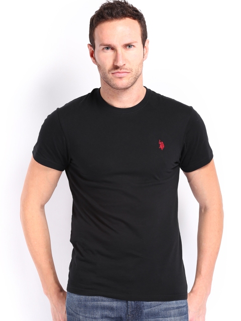 

U.S. Polo Assn. Men Black T-shirt