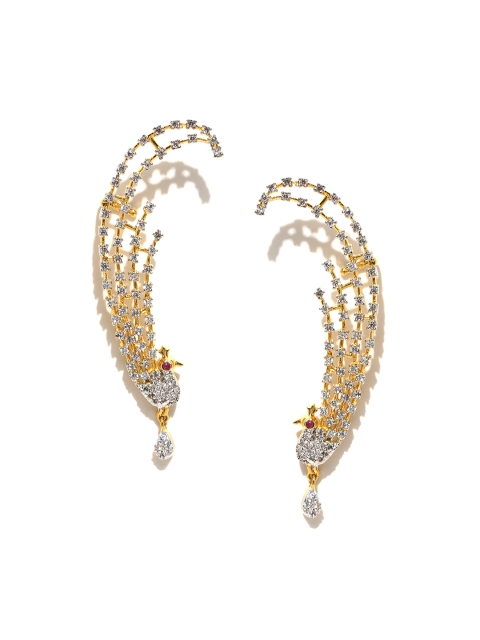 

Sukkhi Gold-Plated Stone-Studded Ear Cuffs