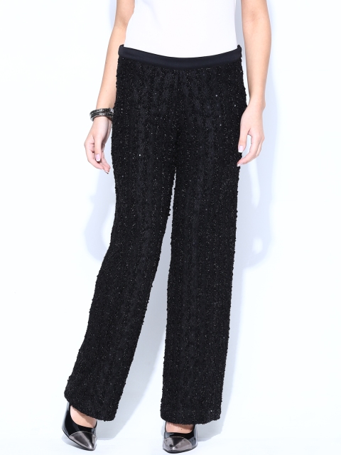 

Vero Moda by Karan Johar Women Black Trousers