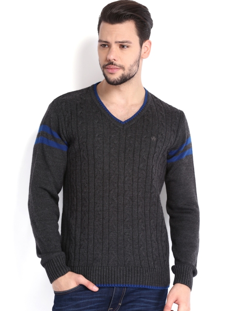 

Arrow Sport Men Grey Melange Sweater