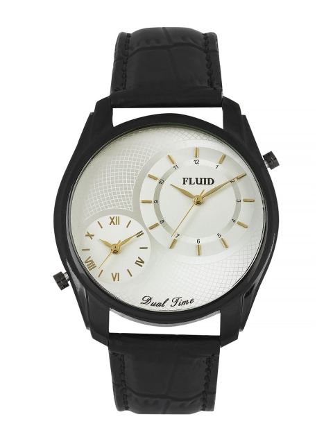 

FLUID Men Silver-Toned Dial Watch FL118 WH01