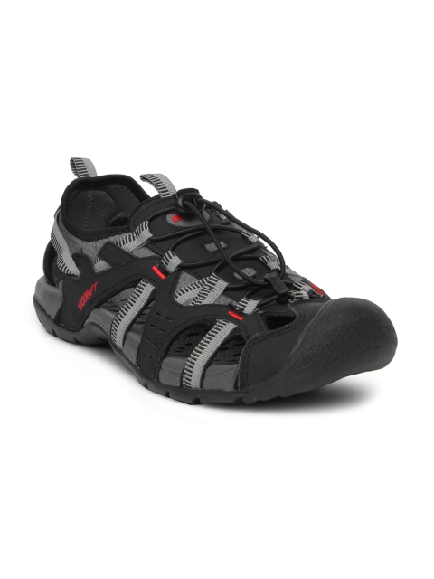 

Wildcraft Men Black & Grey Terrafin Rise Sports Sandals