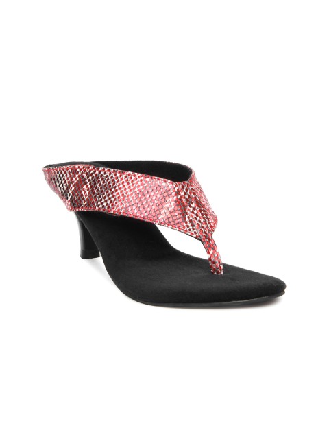 

Lamere Women Red & White Heels