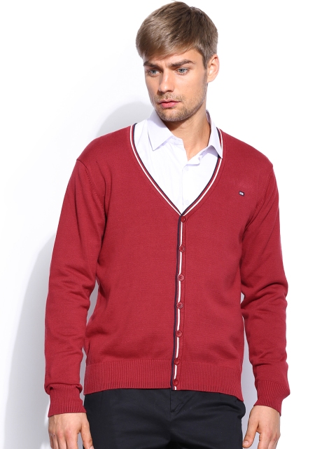 

Arrow Sport Men Red Cardigan