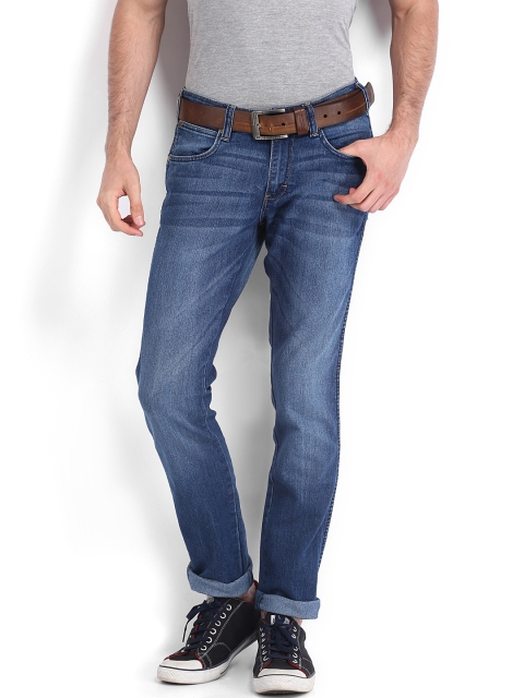 Wrangler Men Blue Skanders Slim Fit Jeans available at myntra for Rs.1097