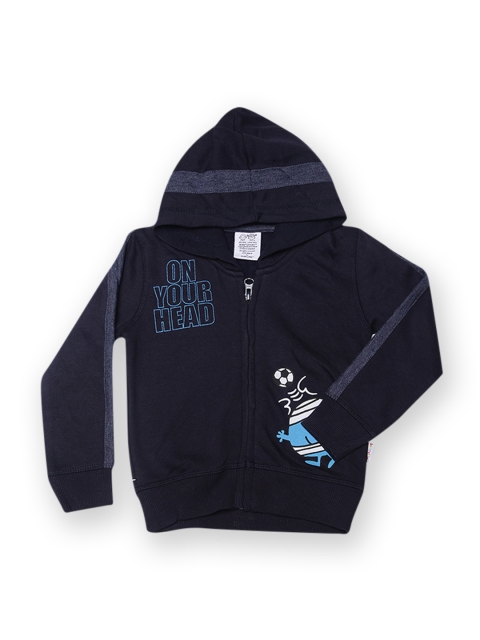 

Mr. Men Little Miss by Kids Ville Boys Navy Hooded Sweatshirt, Navy blue