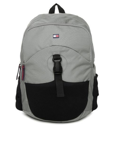 

Tommy Hilfiger Unisex Grey Biker Club Hooker Backpack