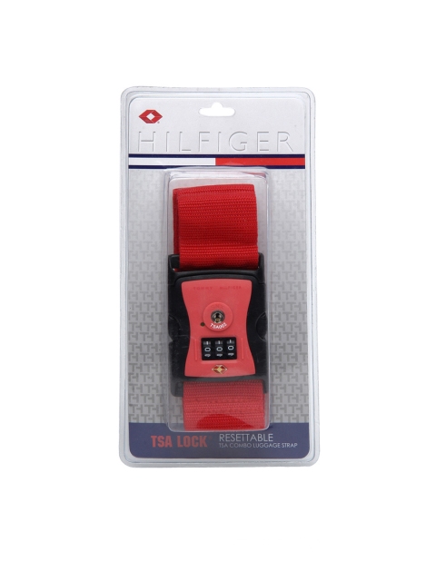 

Tommy Hilfiger Unisex Red Travel Strap with TSA Lock