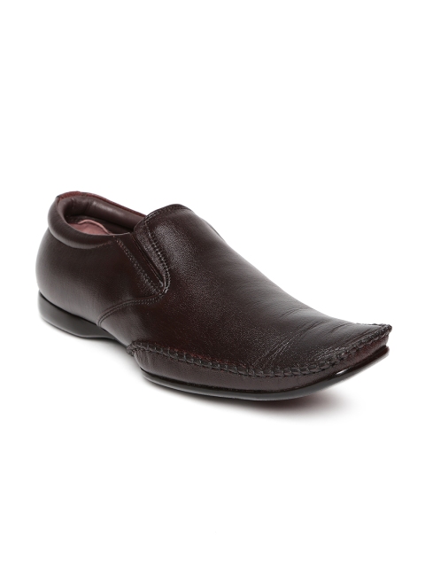 

Clarus Men Dark Brown Leather Semiformal Shoes
