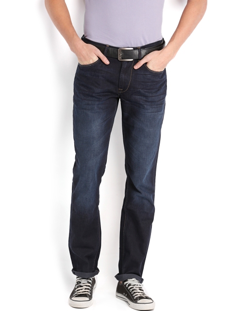 

U.S. Polo Assn. Denim Co. Men Navy Comfort Slim Fit Jeans, Navy blue