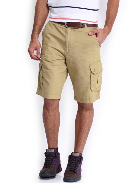 

U.S. Polo Assn. Men Khaki Linen Cargo Shorts