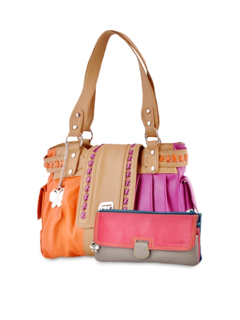 

Butterflies Handbag & Wallet Set, Multi