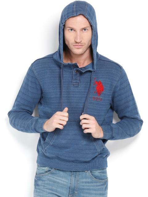 

U.S. Polo Assn. Denim Co. Men Blue Sweatshirt