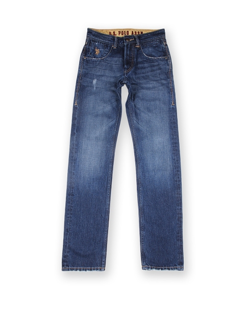 

U.S. Polo Assn. Denim Co. Men Dark Blue Slim Tapered Fit Jeans
