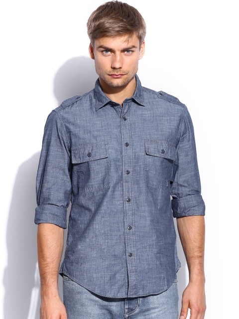 

GANT Men Blue E-Z Fit Casual Shirt