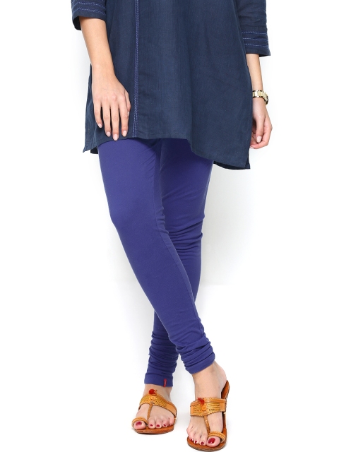 W Women Blue Churidar Leggings available at myntra for Rs.359
