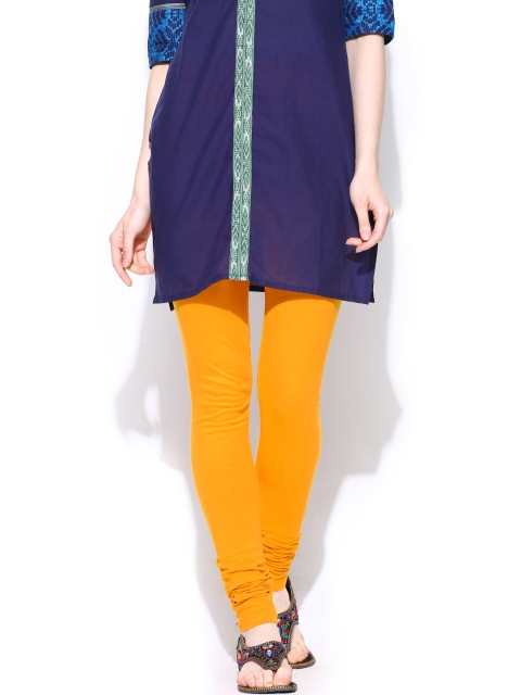 

Aurelia Women Mustard Yellow Churidar Leggings