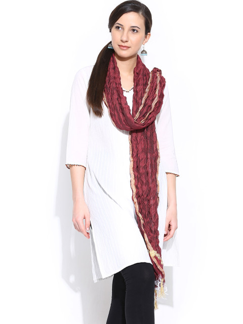 

Aurelia Women Maroon Dupatta