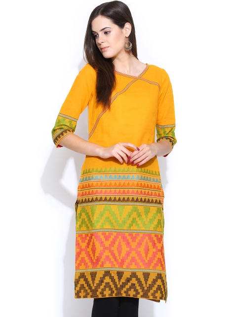 

Aurelia Women Yellow Kurta