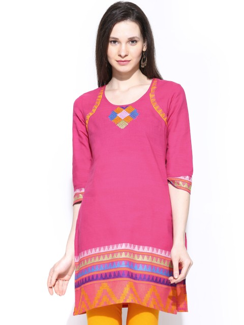 

Aurelia Women Pink Kurta