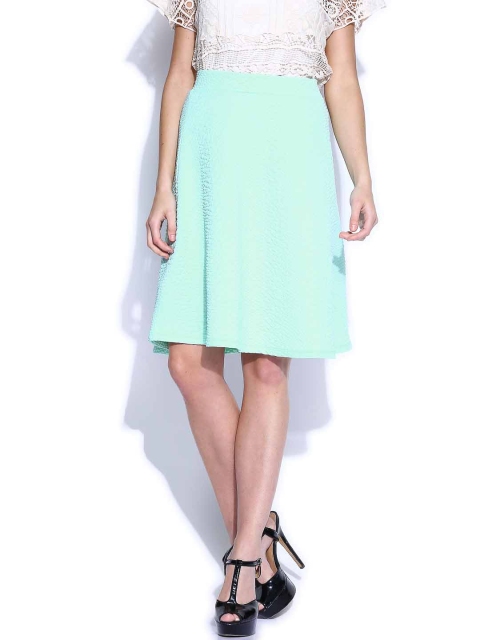 

Vero Moda Mint Green A-Line Skirt