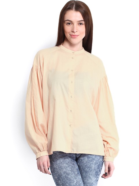 

Calvin Klein Jeans Women Peach-Coloured Shirt