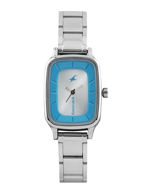 

Fastrack Women Silver-Toned Dial Watch 6121SM01