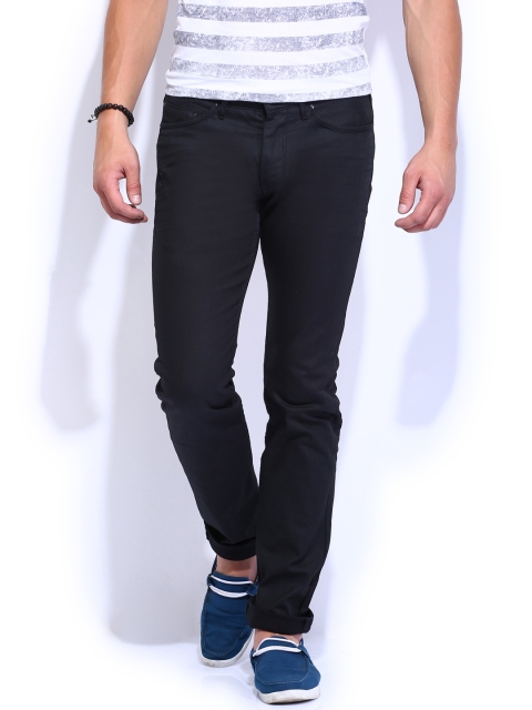 

Flying Machine Black Michael Slim Fit Stretchable Jeans