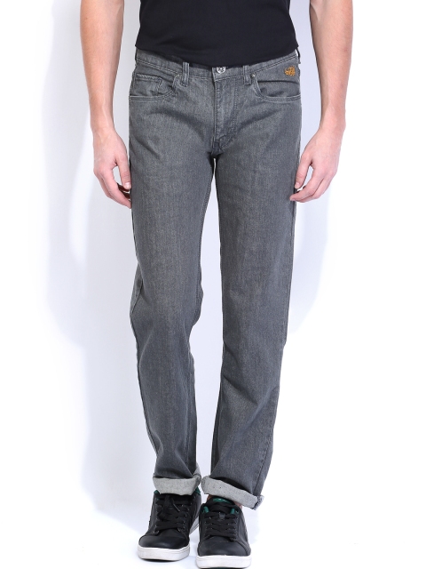 

Flying Machine Men Grey Prince Slim Fit Stretchable Jeans