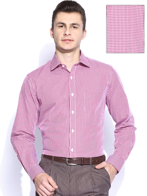 

Arrow Maroon & White Checked Formal Shirt