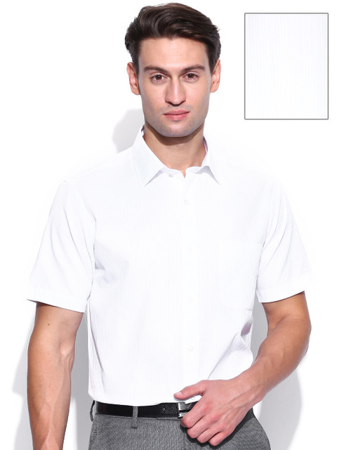 

Arrow White Striped Formal Shirt