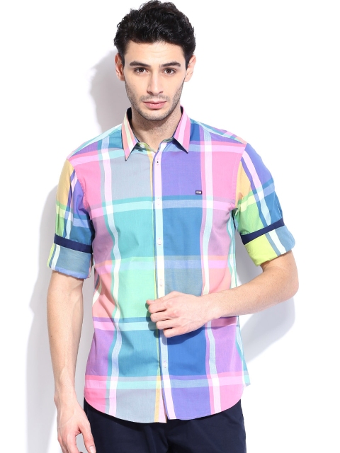 

Arrow Sport Multicoloured Checked Hudson Semi-Slim Casual Shirt, Multi