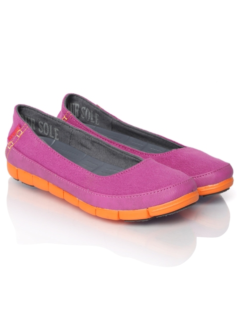 

Crocs Women Magenta Flat Shoes