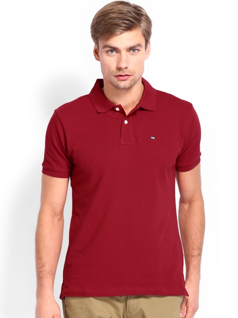 

Arrow Sport Men Red Polo Pure Cotton T-shirt
