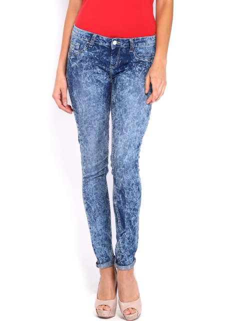 

Flying Machine Women Blue Betty Skinny Fit Jeggings