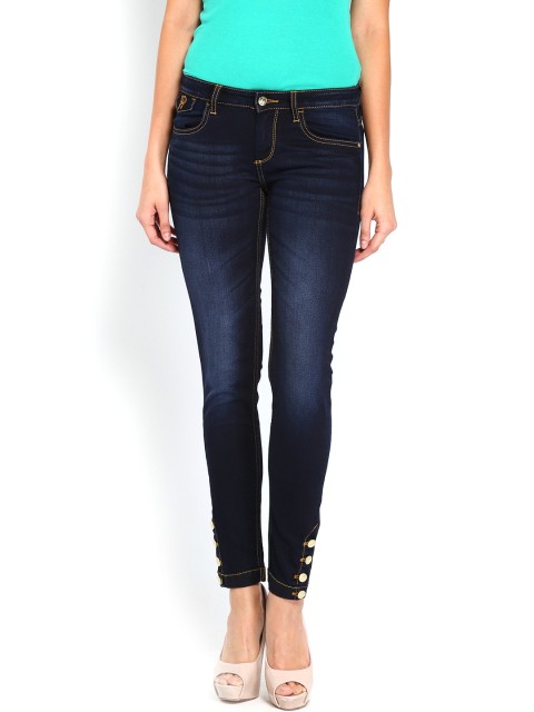 

Flying Machine Women Blue Slim Fit Stretchable Jeans, Navy blue